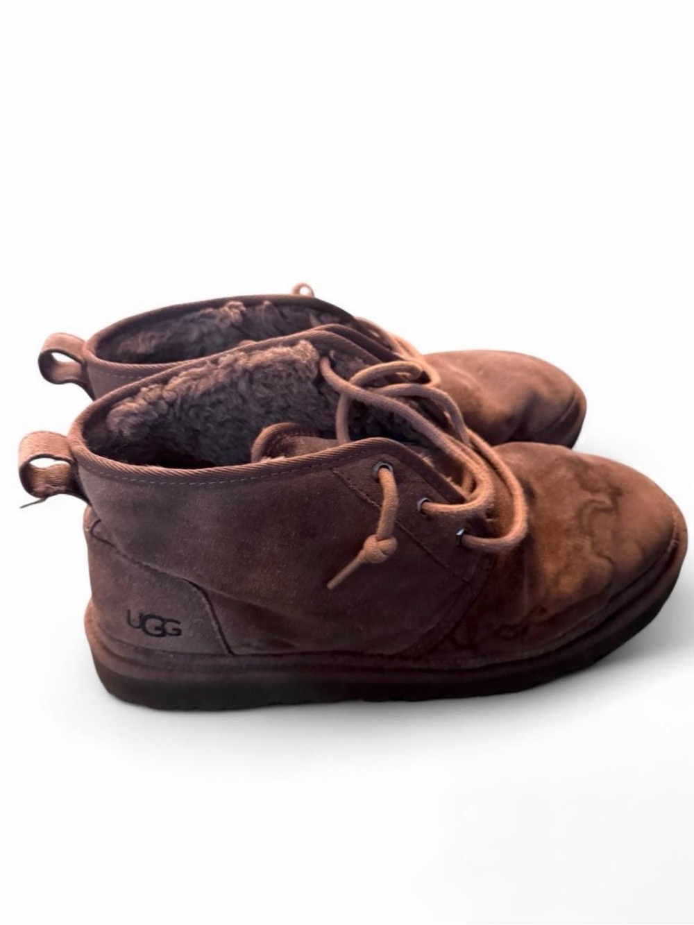 UGG Men’s Chocolate grey Suede Chukka Boots used size 11